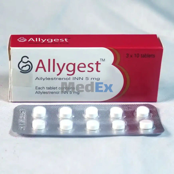 Allygest 5 mg Packaging