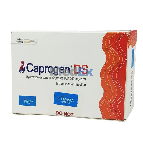 Caprogen DS 500 mg/2 ml Packaging