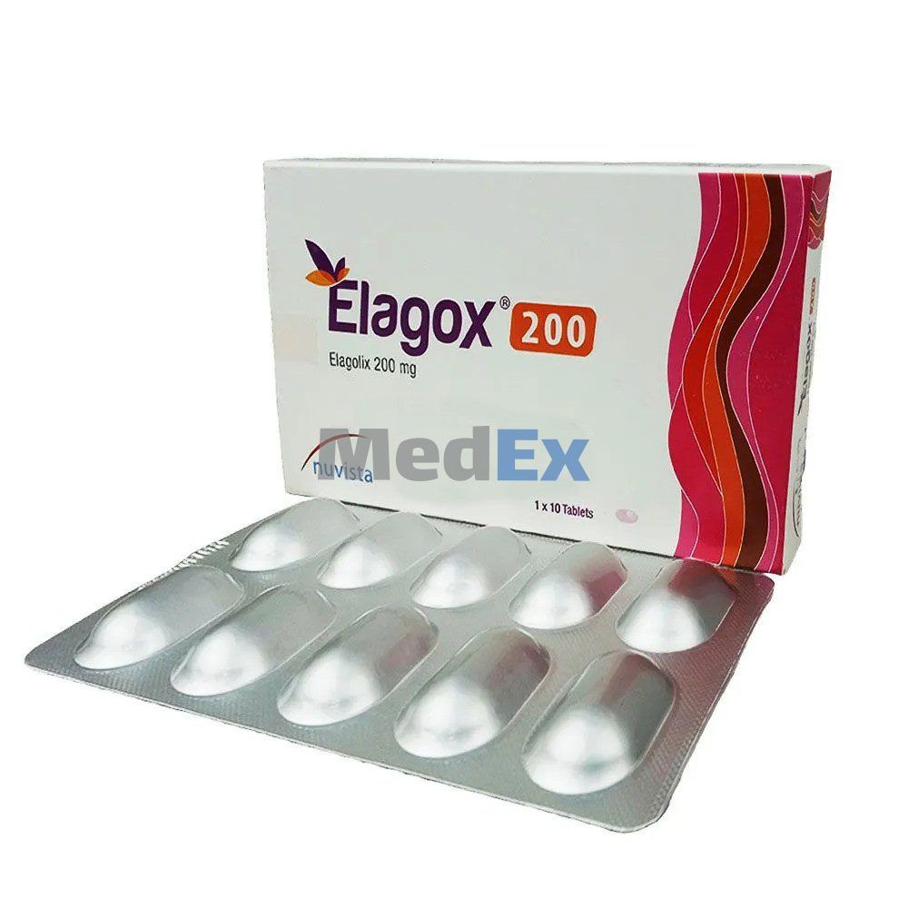 Elagox 200 mg Packaging
