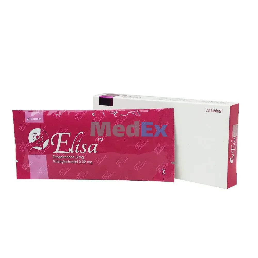 Elisa 3 mg+0.02 mg Packaging