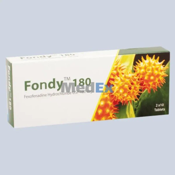 Fondy 180 mg Packaging