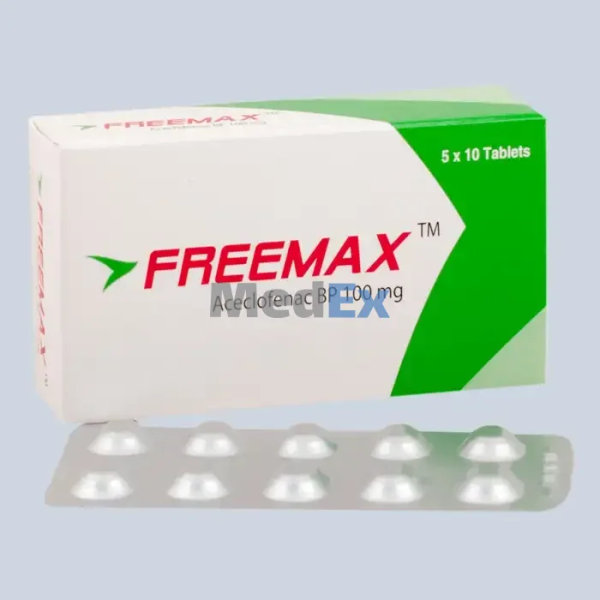 Freemax 100 mg Packaging