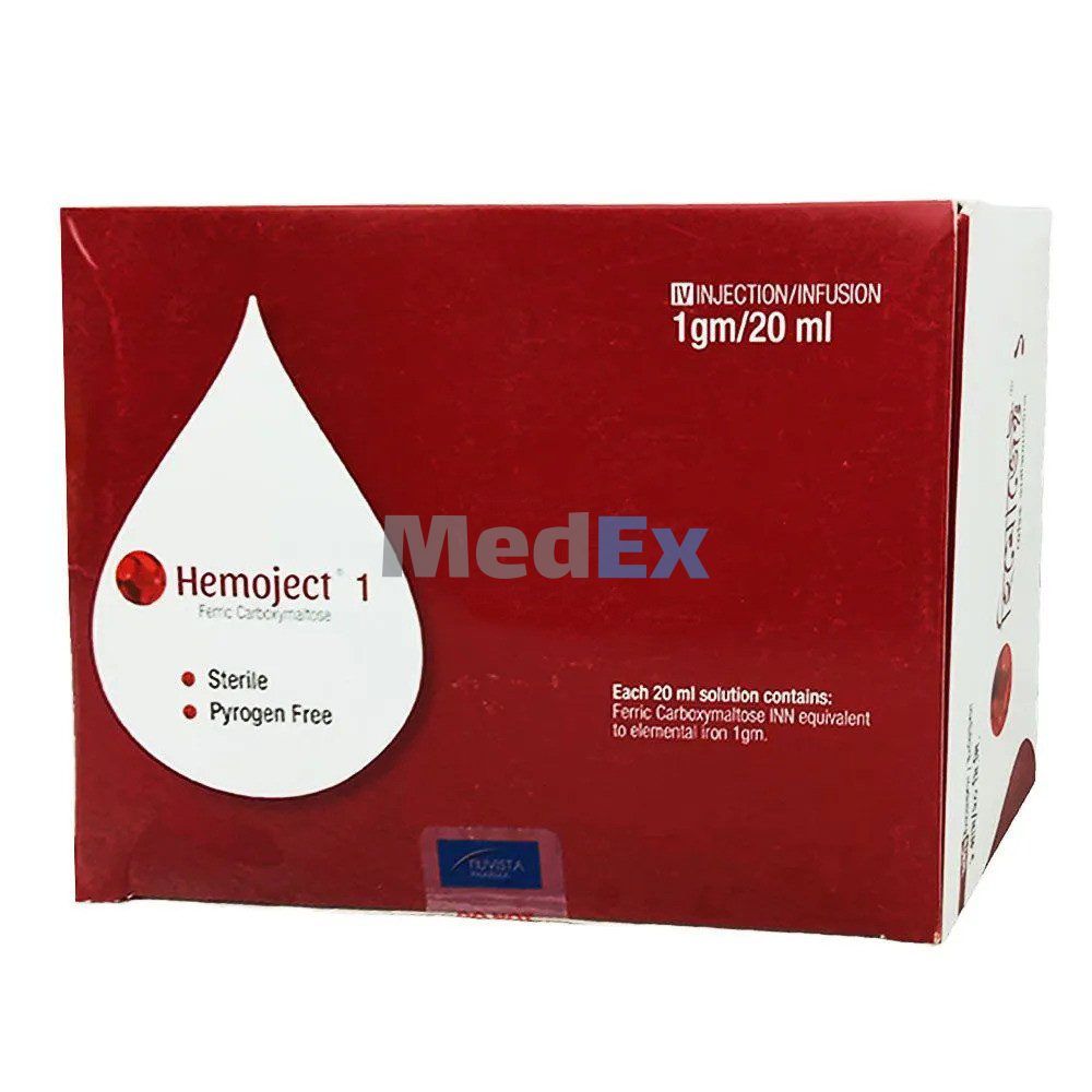 Hemoject 1 gm/20 ml Packaging