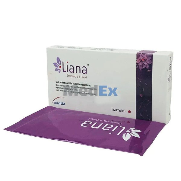 Liana 3 mg+14.2 mg Packaging