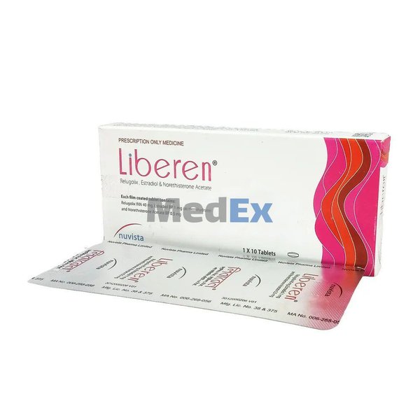 Liberen 40 mg+1 mg+0.5 mg Packaging