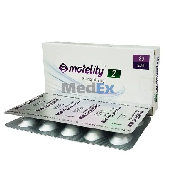 Motelity 2 mg Packaging