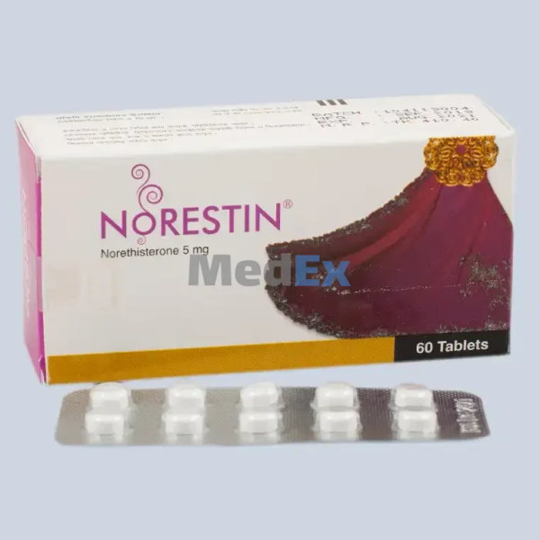 Norestin 5 mg Packaging