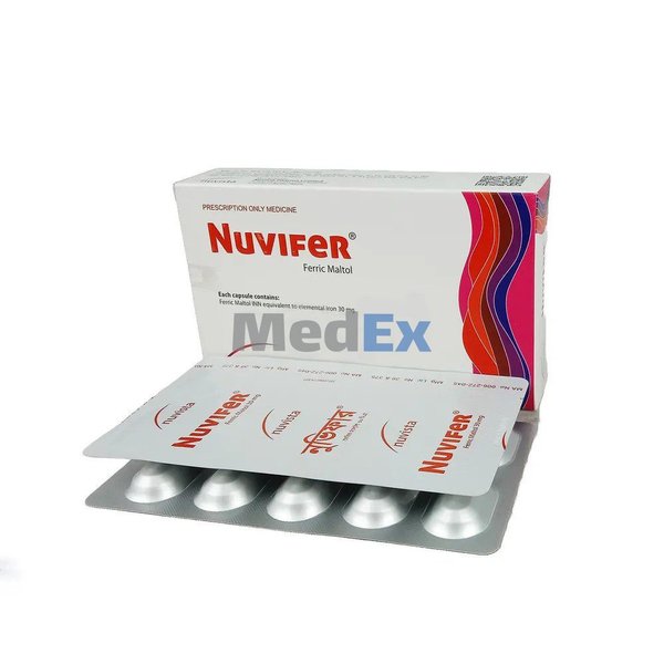 Nuvifer 30 mg Packaging