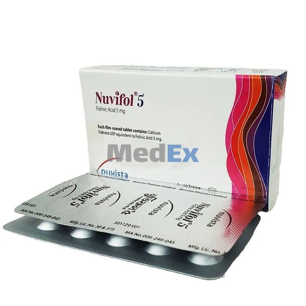 Nuvifol 5 mg Packaging