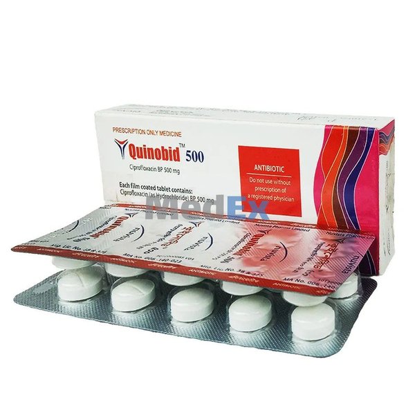 Quinobid 500 mg Packaging