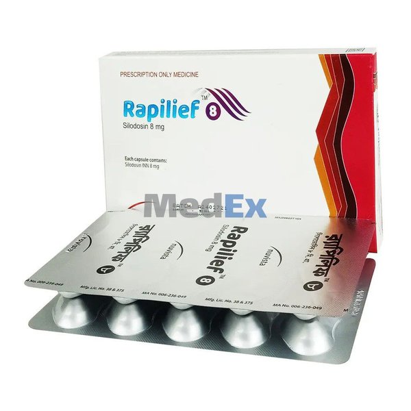 Rapilief 8 mg Packaging