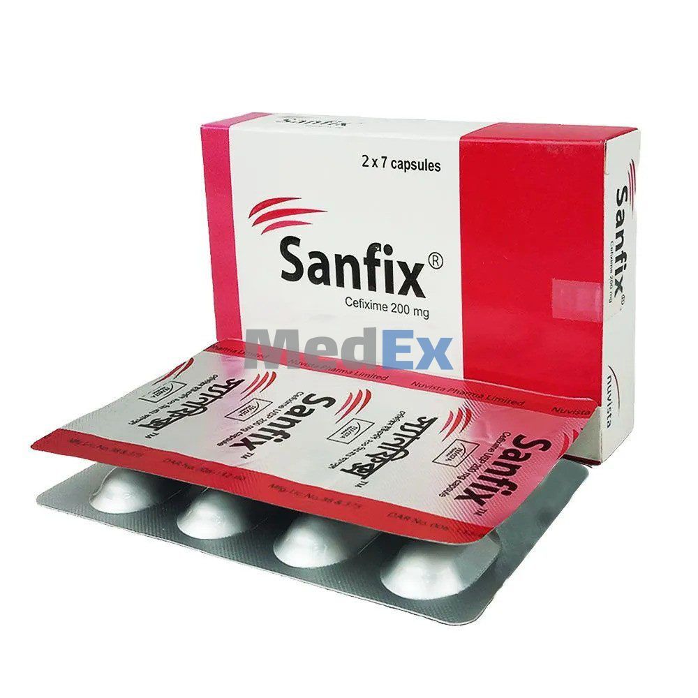Sanfix 200 mg Packaging