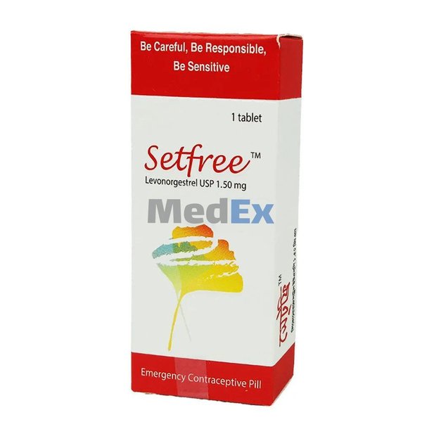 Setfree 1.5 mg Packaging