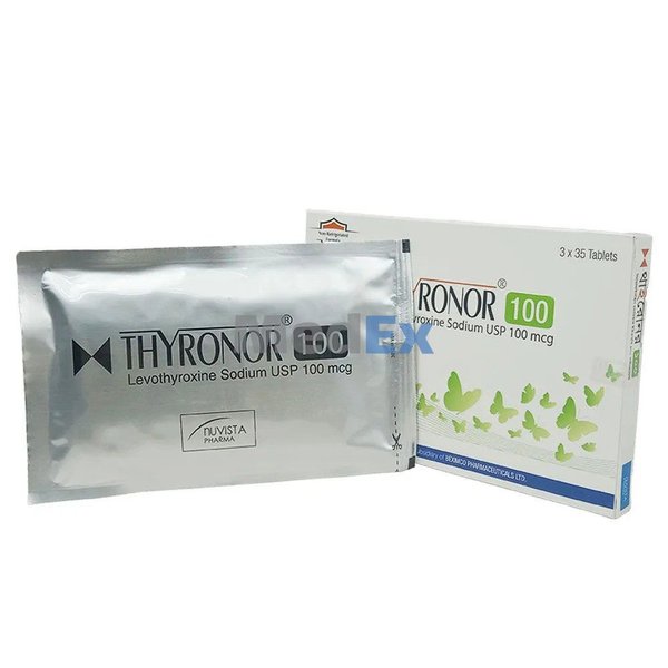 Thyronor 100 mcg Packaging