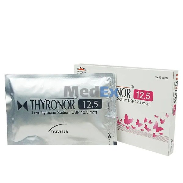 Thyronor 12.5 mcg Packaging