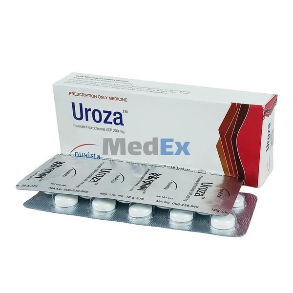 Uroza 200 mg Packaging