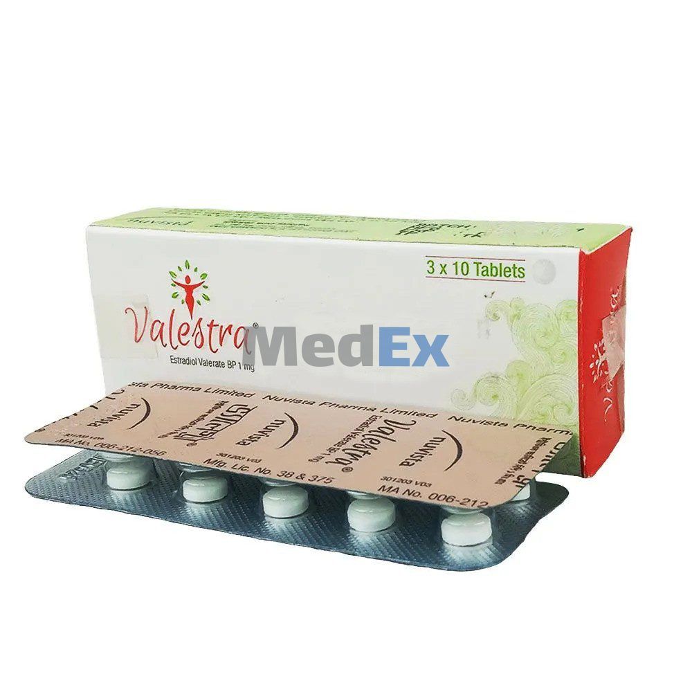 Valestra 1 mg Packaging