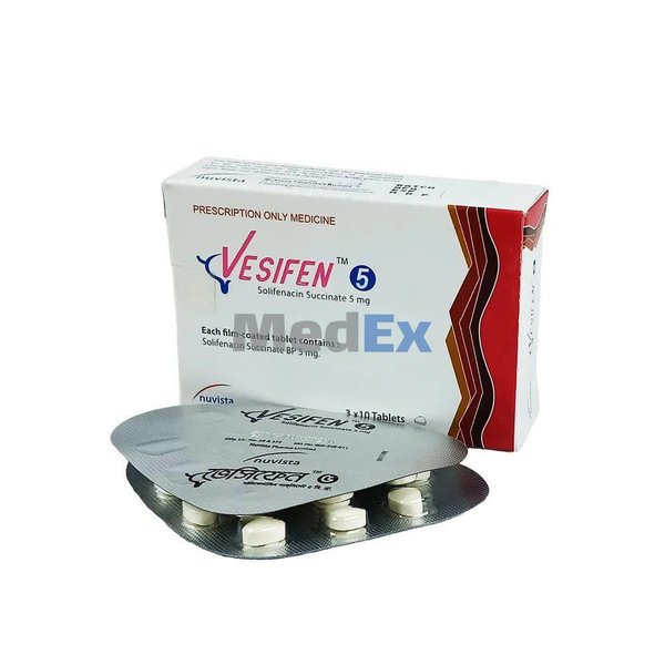Vesifen 5 mg Packaging