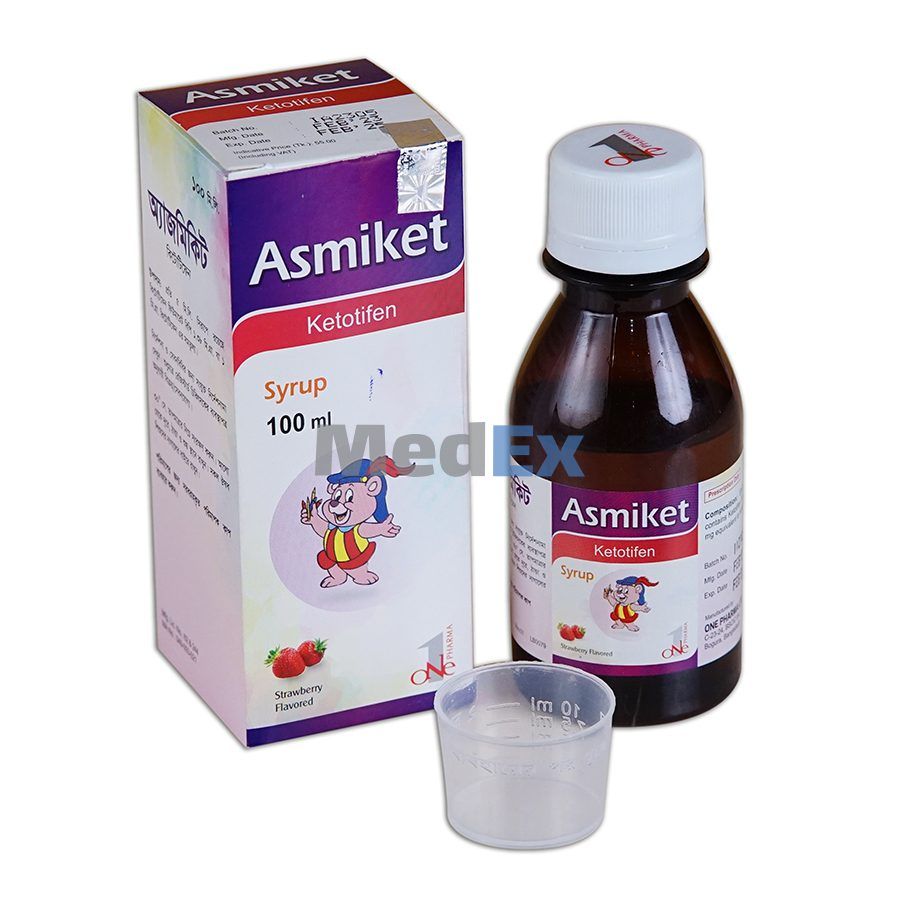 Asmiket 1 mg/5 ml Packaging
