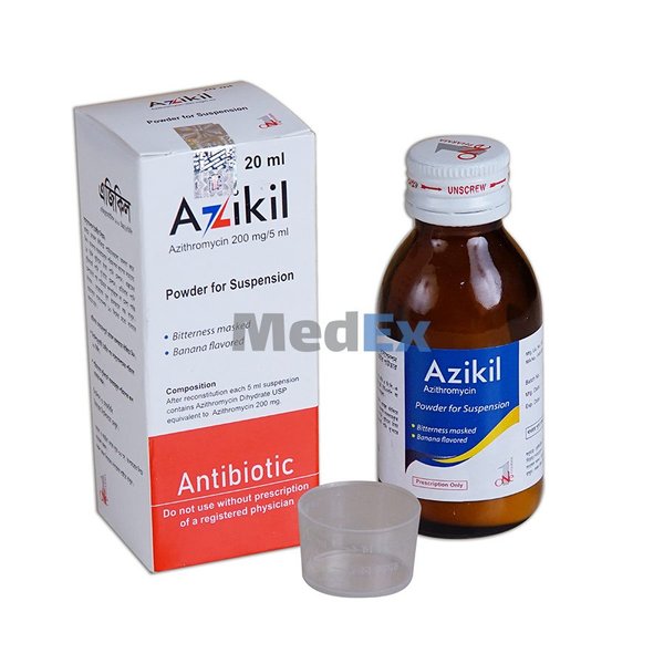 Azikil 200 mg/5 ml Packaging