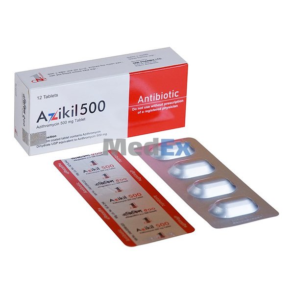 Azikil 500 mg Packaging