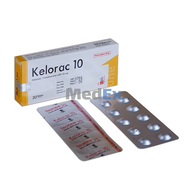 Kelorac 10 mg Packaging
