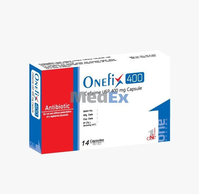 Onefix 400 mg Packaging