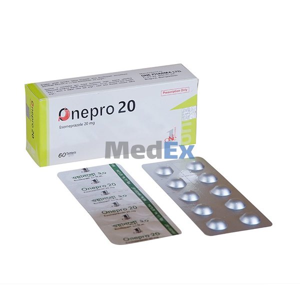 Onepro 20 mg Packaging
