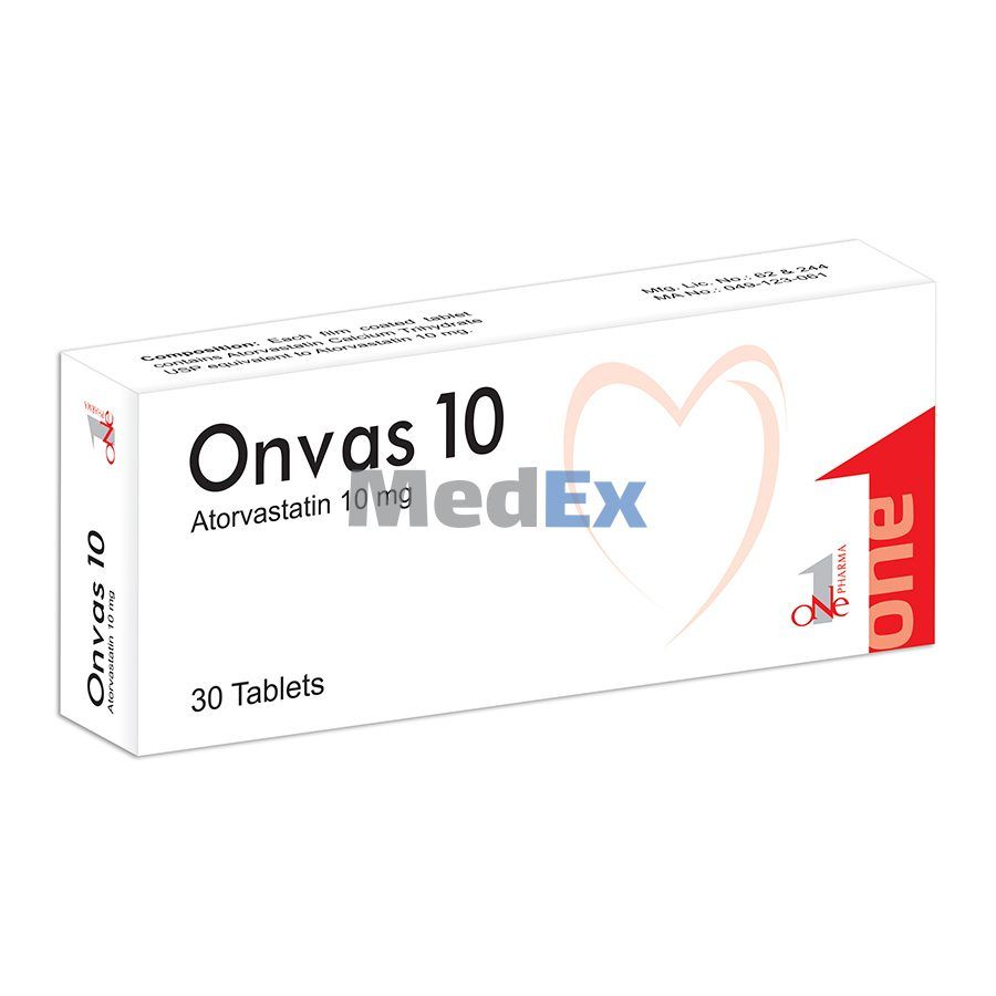 Onvas 10 mg Packaging