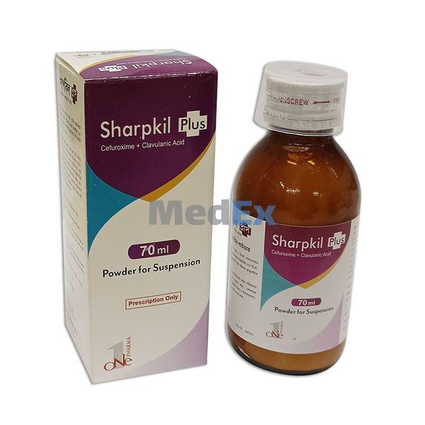 Sharpkil Plus (125 mg+31.25 mg)/5 ml Packaging
