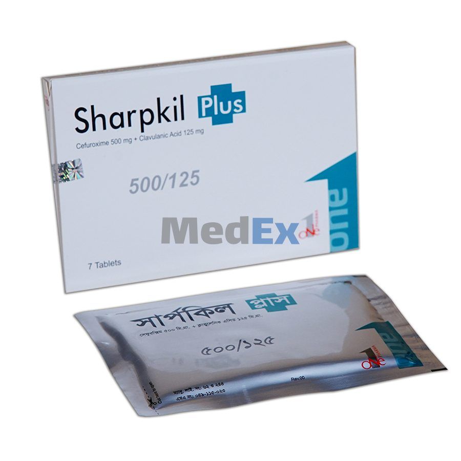 Sharpkil Plus 500 mg+125 mg Packaging