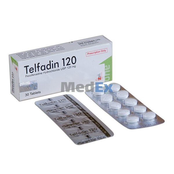 Telfadin 120 mg Packaging