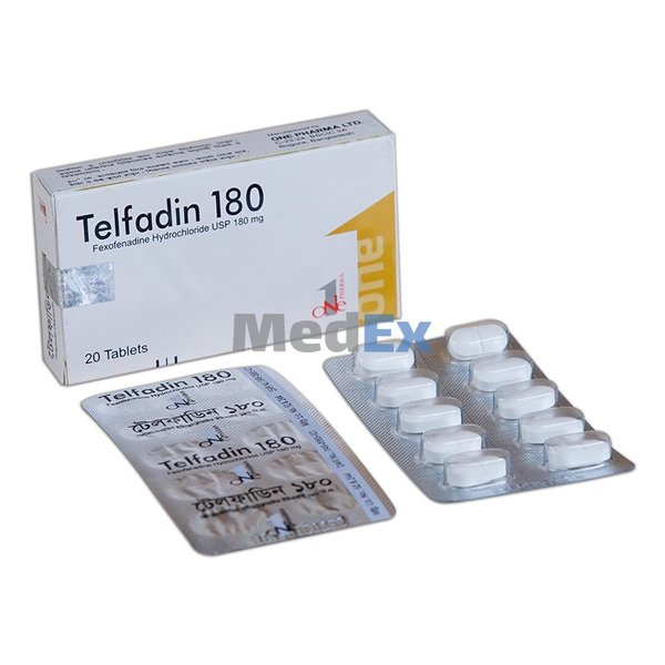 Telfadin 180 mg Packaging