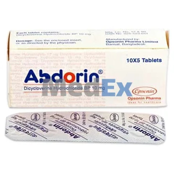 Abdorin 10 mg Packaging