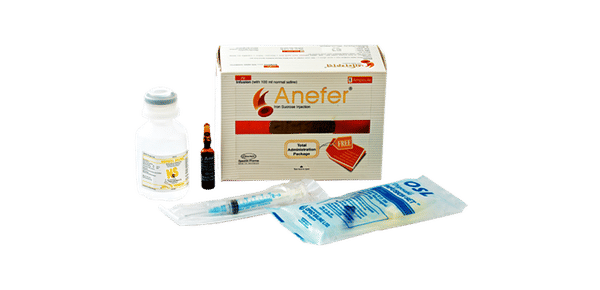 Anefer 100 mg/5 ml Packaging