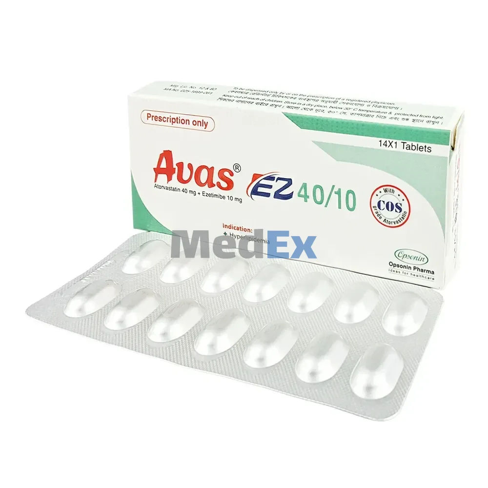 Avas EZ 40 mg+10 mg Packaging