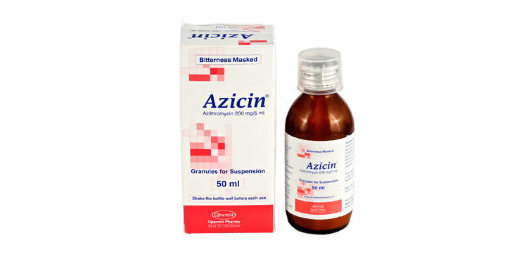 Azicin 200 mg/5 ml Packaging