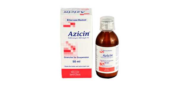 Azicin 200 mg/5 ml Packaging