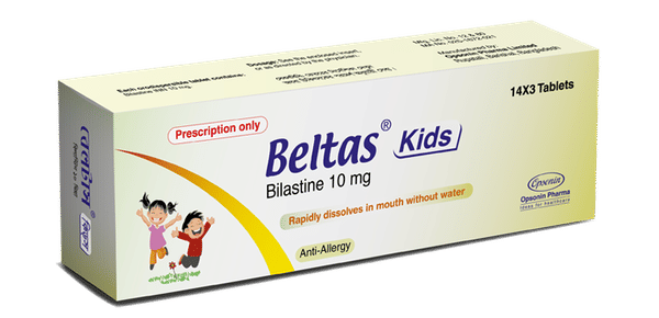 Beltas Kids 10 mg Packaging