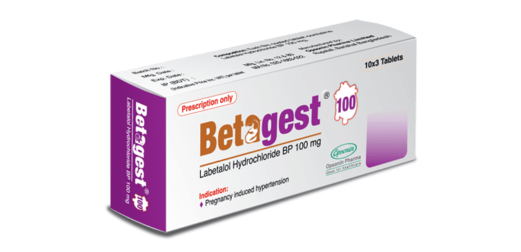 Betagest 100 mg Packaging