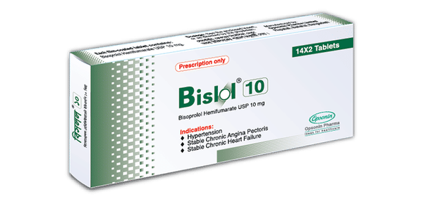 Bislol 10 mg Packaging