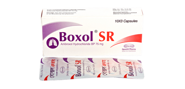 Boxol SR 75 mg Packaging