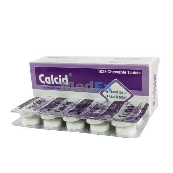 Calcid 1000 mg Packaging