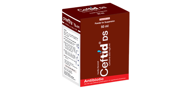 Ceftid 25 mg/ml Packaging