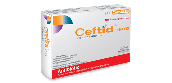 Ceftid DS 200 mg/5 ml Packaging