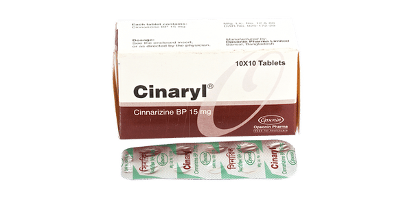 Cinaryl 15 mg Packaging