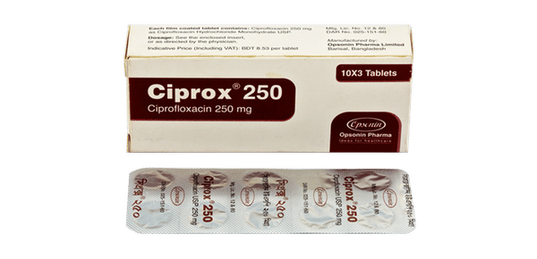 Ciprox 250 mg Packaging