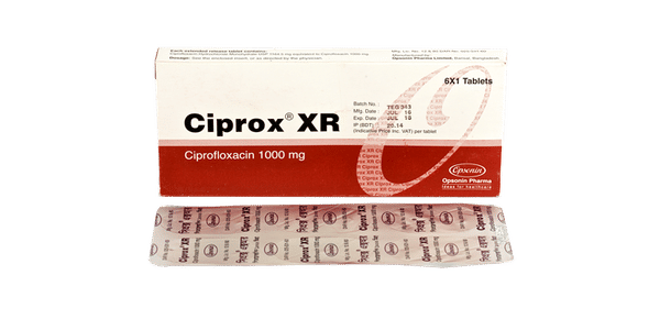 Ciprox DS 250 mg/5 ml Packaging