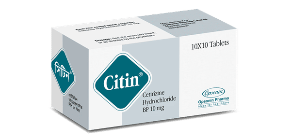 Citin 5 mg/5 ml Packaging