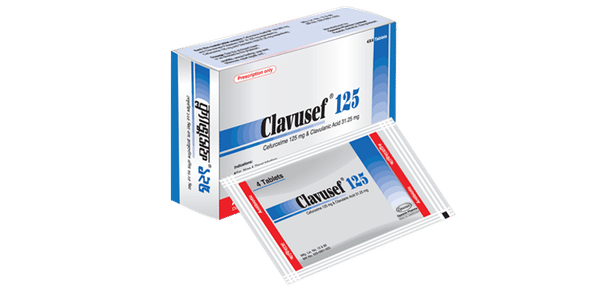 Clavusef 500 mg+125 mg Packaging